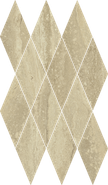 Мозаика Шарм Эдванс Травертино Даймонд Charme Advance Travertino Mosaico Daimond керамогранит 28x48