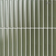 Мозаика PP20145-14 керамика матовая 29.6х29.9 см NSmosaic Porcelain Series чип 20х145 мм, зеленый