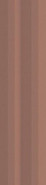 Настенная плитка Stripes Cotto 7.5x30 матовая, рельефная керамическая