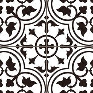 Керамогранит Hampton Black Pre. 45x45 Prissmacer матовый универсальный