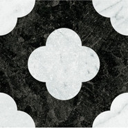 Керамогранит Pin Black White 18.6х18.6 41ZERO42 Dandy матовый универсальная плитка 4101200