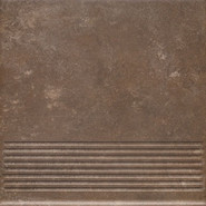 Ступень фронтальная Ilario Brown Stopnica Prosta 30X30 (1.17) клинкер матовая Paradyz Ceramika