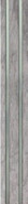 Бордюр Grey Listwa 10,5x75 глянцевый керамический