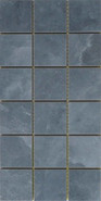 Мозаика Mk.Himalaya Black1530 15х30 керамогранит RHS матовая чип 50х50 мм, синий