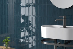 Настенная плитка Island Slate Blue 6.5х20 Equipe глянцевая керамическая 31196