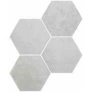 Керамогранит Six Saona Blanco 27x23x0,9 глазурованный матовый Durstone универсальный