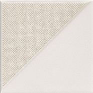 Декор D-Reflection White 2-14,8x14,8 глянцевый, матовый керамический