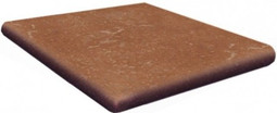 Ступень угловая Cartabon Stone Brown 33х33х4 (закругленная) матовая