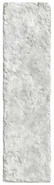 Керамогранит Denver White 7.5x28 Monopole матовый, рельефный (рустикальный) настенная плитка