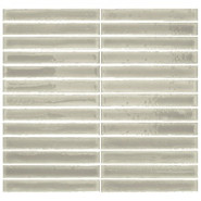 Мозаика Short Stick Camaleon керамика 28х30 см Amadis Fine Tiles глянцевая чип 20х150 мм, серый 8436552229422
