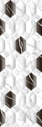 Настенная плитка Carara Hexa Dec 30х90 Gravita глянцевая, рельефная (структурированная) керамическая 78801846