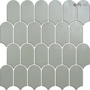 Мозаика R-350 керамика матовая 28.8x29.8 см NSmosaic Rustic Series чип 45х86 мм, серый