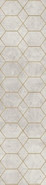 Декор Gres Softcement White Poler Decor Geo 119.7x29.7 Cerrad керамогранит полированный