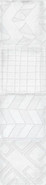 Декор Alchimia Decor White 7,5x30 глянцевый керамический