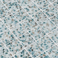 Мозаика Ezarri Ice 50 стекло 36,5х36,5 см матовая, глянцевая чип 50х50 мм, серый, зеленый