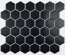 Мозаика PS5159-05 керамика 28.1х32.5 см матовая чип 51х59 мм, черный