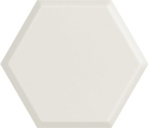 Настенная плитка Woodskin Bianco Heksagon Struktura A 17.1x19.8 матовая керамическая