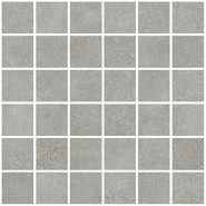 Мозаика Living Ceramics Floss Mosaic Silver Natural 30x30 керамогранит матовая чип 55х55 мм, серый LV11424