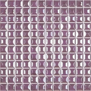 Мозаика Edna Purple Пурпурный (на сетке) 2.5x2.5 стекло 31.7х31.7