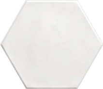 Керамогранит Hex White Matt 15x17.3 матовый