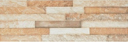 Клинкерная Kallio Amber 3775 15x45 структурированная настенная плитка