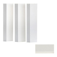 Брус декоративный МДФ Ликорн 40х110 светло-серый матовый окрашенный