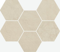 Декор Tерравива мун мозаика гексагон/Terraviva moon mosaico hexagon 29x29 матовый керамогранит