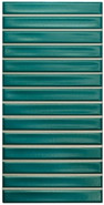 Настенная плитка Sb Teal Matt 12,5x25 Wow матовая, рельефная (структурированная) керамическая 128695