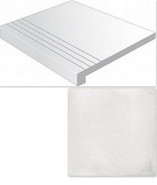 Ступень фронтальная Laverton-R Gradone Nieve 80x80 керамогранит