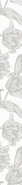 Бордюр 585071001 Mallorca Grey Floris 7,5x63 керамический
