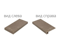 Ступень угловая левая Контемпора бёрн / Contempora Burn Scalino Angolare Sinistro керамогранит