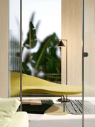 Керамогранит Travertino Beige Bocciardato 12+ 162х324 Laminam Hado матовый универсальная плитка LAMF012841