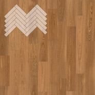 Паркетная доска Lab Arte Английская елка Дуб Натур Солид лак 500х110х14/3