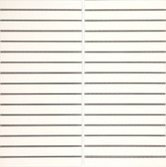 Мозаика PP15145-11 керамика матовая 29.7х29.7 см чип 15х145 мм, белый