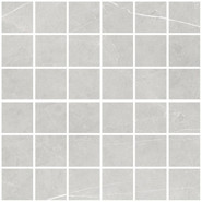 Мозаика Allure Mosaic 55 Light Grey Soft 30x30 керамогранит Living Ceramics матовая чип 55х55 мм, серый LV11135