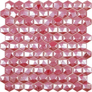 Мозаика Hex Diamond № 375D Красный (на сетке)