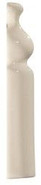 Бордюр Spigolo Base Bianco 2,6x12 керамический