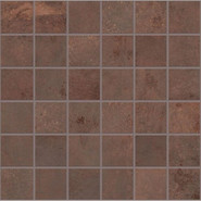 Мозаика Supergres Irony Corten Mosaico 30x30 керамогранит матовая коричневый ICOM