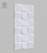 Стеновая декоративная панель Geometrium ECOGR0203W Alpine Walls под покраску 1200х600х25 мм