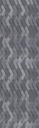 Мозаика HB.DG.GR.NT 288х295х6 Arch Skin матовая, серый, черный