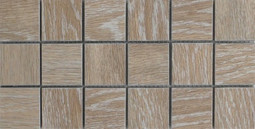 Мозаика Mk.Legnobsrm1530 15х30 керамогранит матовая чип 5х5 мм, коричневый