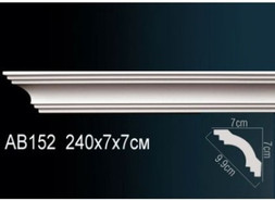 Перфект Карниз потолочный гладкий AB152F