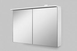 Зеркальный шкаф с подсветкой 100 см, белый глянец AM.PM Spirit 2.0 M70AMCX1001WG