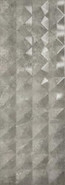 Настенная плитка Fusion Sandy Grey 35x100 глянцевая керамическая