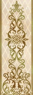 Бордюр 53 Oxana (Золото)  9х24,5 Eurotile Ceramica глянцевый керамический