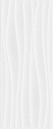 Настенная плитка Monocolor Sugar White Белый 02 25х60 Gracia Ceramica Aqua матовая, рельефная (структурированная) керамическая 010100001537