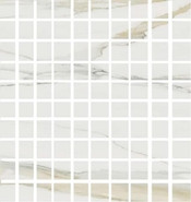 Мозаика I Classici Calacatta Gold Mos.3d Mix 3x3 (750710) 30x30 керамогранит матовая, белый, серый