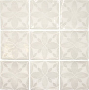 Настенная плитка Mariza White 13x13 глянцевая керамическая