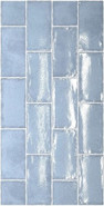 Настенная плитка Altea Ash Blue 7,5x15 Equipe глянцевая керамическая 27607