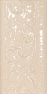 Декор Vitex 7,5x15 Crema глянцевый керамический
